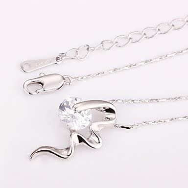 Waves Necklace In White Gold - free shipping - PMC Jewellery - Order now!
