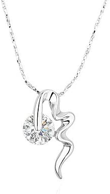 Waves Necklace In White Gold - free shipping - PMC Jewellery - Order now!