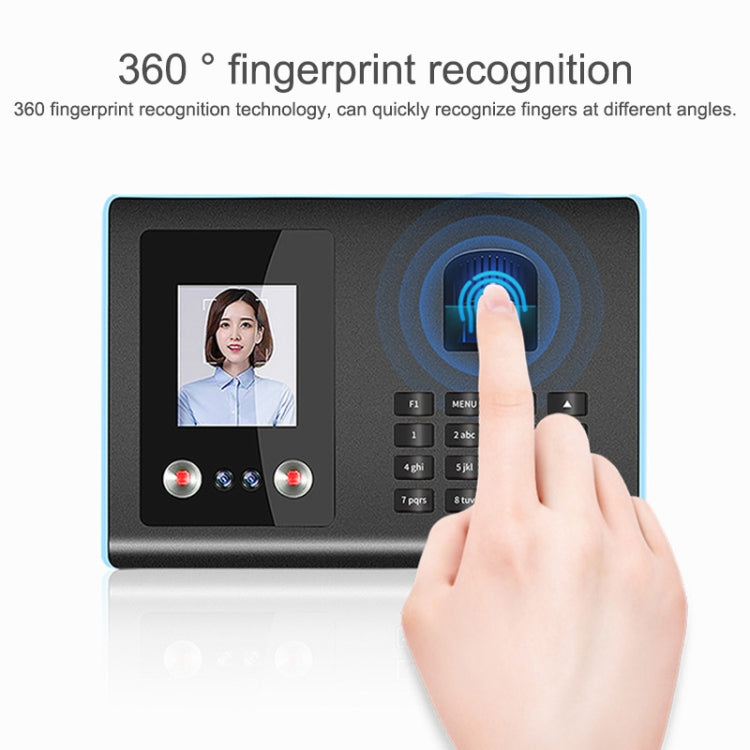 FA01 Face Recognition Fingerprint Time Attendance Machine - Attendance System by PMC Jewellery | Online Shopping South Africa | PMC Jewellery | Buy Now Pay Later Mobicred