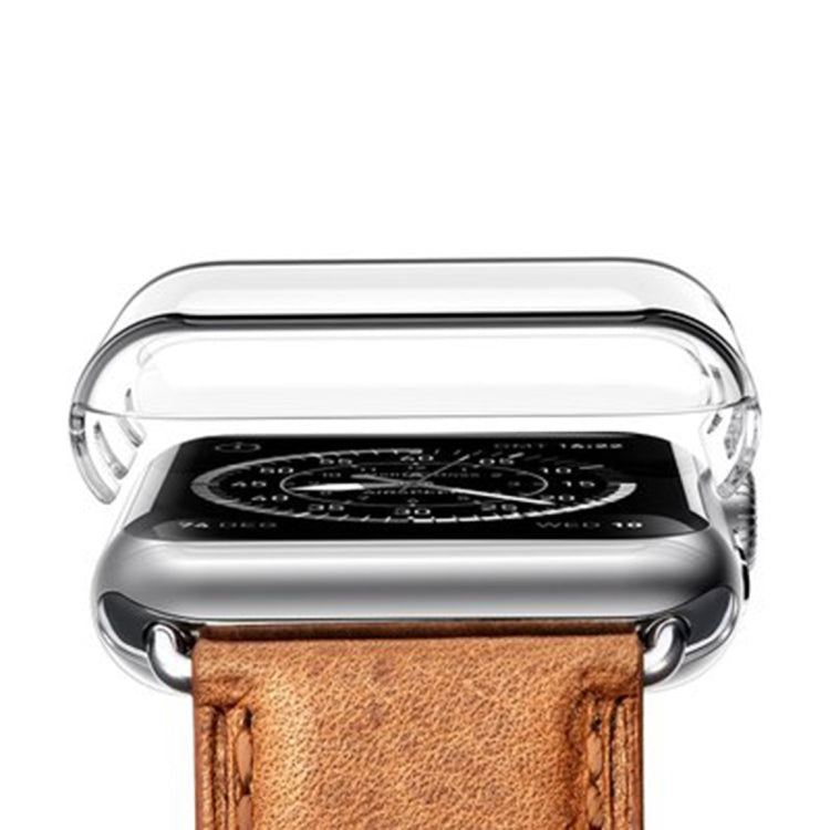 For Apple Watch Series 6 & SE & 5 & 4 40mm Full Coverage PC Case(Transparent) - Watch Cases by PMC Jewellery | Online Shopping South Africa | PMC Jewellery | Buy Now Pay Later Mobicred
