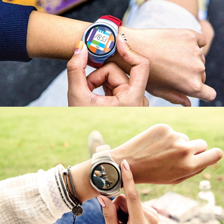 For Samsung Gear S2 Sport / Gear S2 Watch Solid Color Silicone Watchband(White)