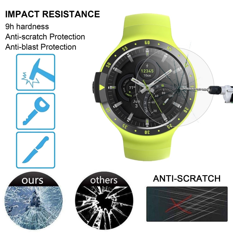 ENKAY Hat-Prince 0.2mm 9H 2.15D Curved Edge Tempered Glass Film for TicWatch S - free shipping - PMC Jewellery - Order now!