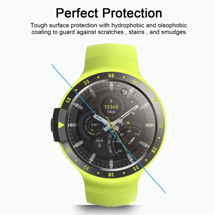 ENKAY Hat-Prince 0.2mm 9H 2.15D Curved Edge Tempered Glass Film for TicWatch S - free shipping - PMC Jewellery - Order now!
