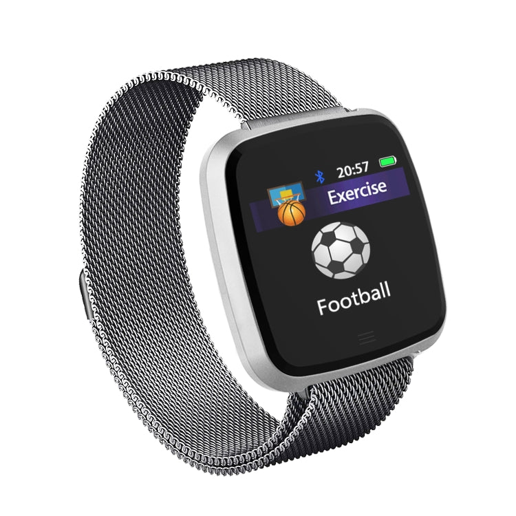 DTNO.1 G12 1.3 inches OLED Color Screen Smart Bracelet IP67 Waterproof, Steel Watchband, Support Call Reminder /Heart Rate Monitoring /Sedentary Reminder /Multi-sport Mode(Silver) - free shipping - PMC Jewellery - Order now!