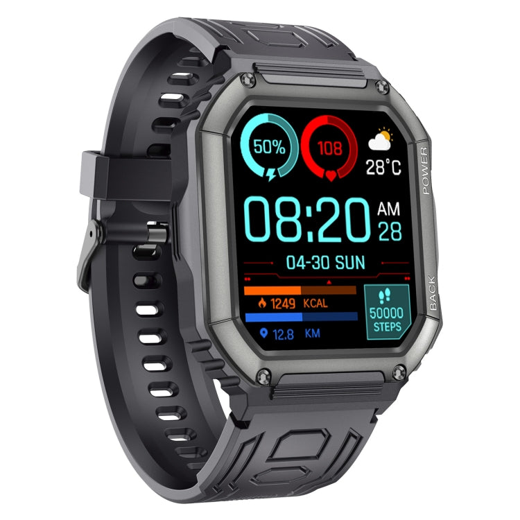 KR06 Waterproof Pedometer Sport Smart Watch, Support Heart Rate / Blood Pressure Monitoring / BT Calling(Black) - Smart Watches by PMC Jewellery | Online Shopping South Africa | PMC Jewellery | Buy Now Pay Later Mobicred