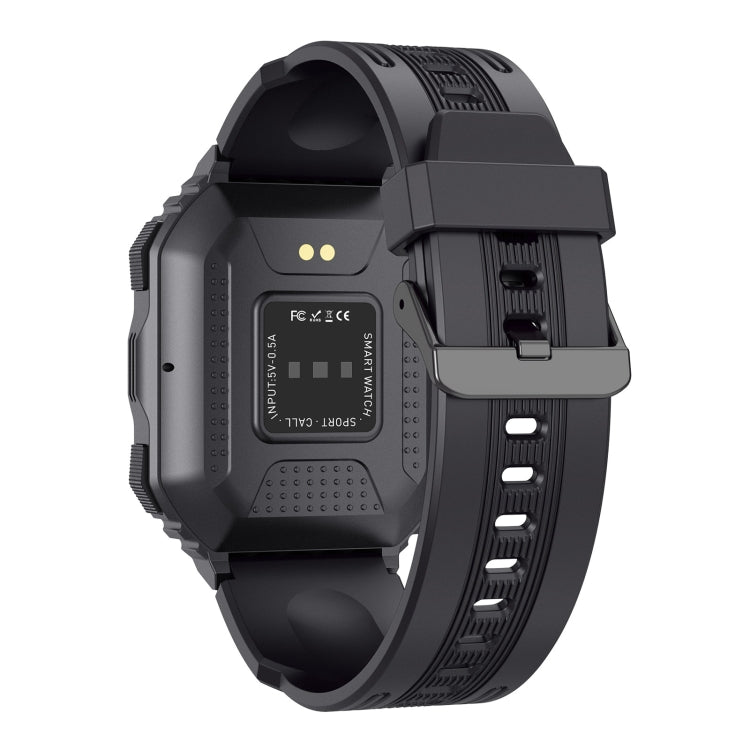 KR06 Waterproof Pedometer Sport Smart Watch, Support Heart Rate / Blood Pressure Monitoring / BT Calling(Black) - Smart Watches by PMC Jewellery | Online Shopping South Africa | PMC Jewellery | Buy Now Pay Later Mobicred