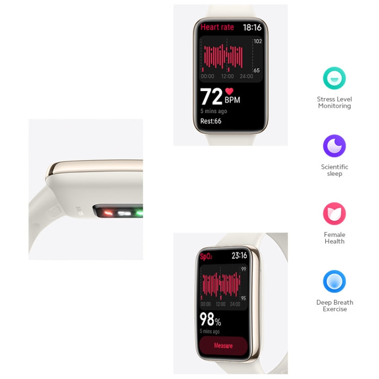 Original Xiaomi Smart Band 7 Pro Global, 1.64 inch AMOLED Screen, Support Heart Rate / Blood Oxygen / Stress / Sleep Monitoring (White)