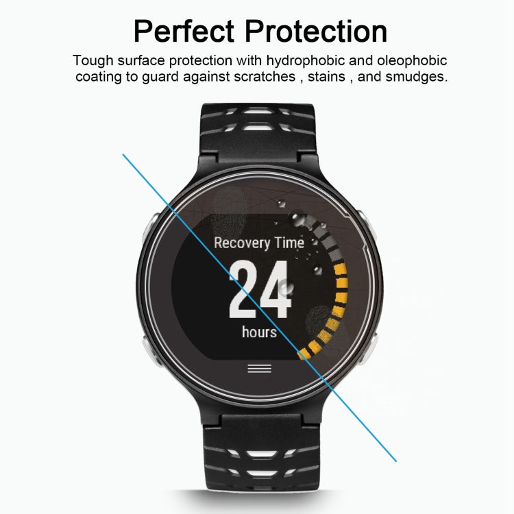 ENKAY Hat-Prince for Garmin Compatible witherunner 630 Smart Watch 0.2mm 9H Surface Hardness 2.15D Curved Edge Tempered Glass Film