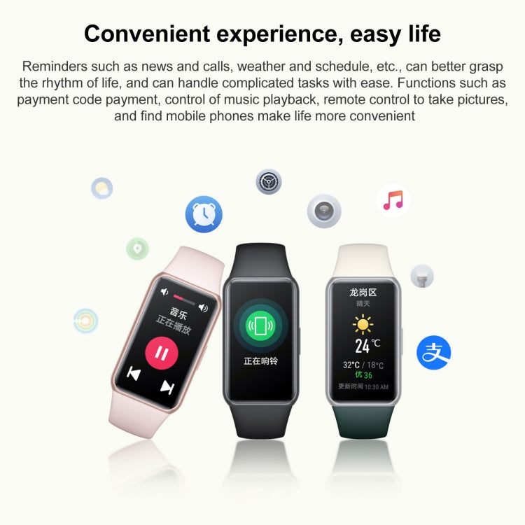 Honor Band 7 NFC, 1.47 inch AMOLED Screen, Support Heart Rate / Blood Oxygen / Sleep Monitoring(Cyan) - free shipping - PMC TechLife - Order now!