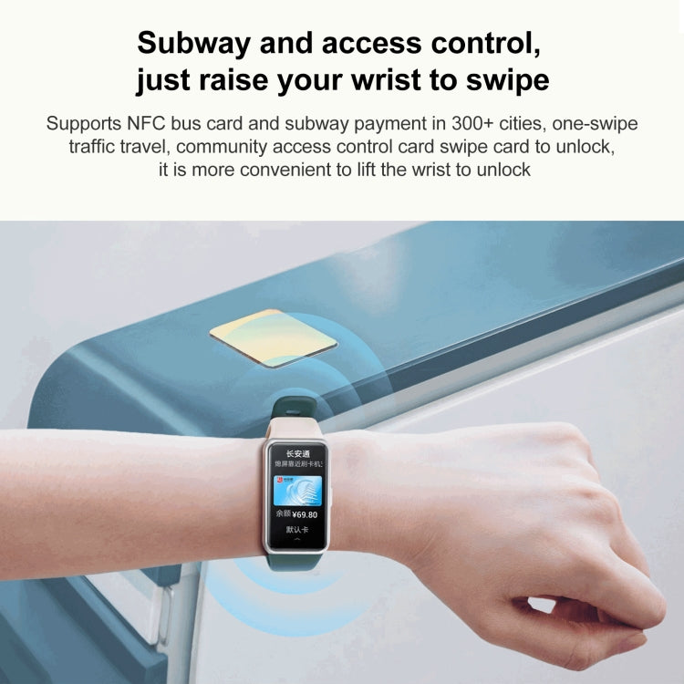 Honor Band 7 NFC, 1.47 inch AMOLED Screen, Support Heart Rate / Blood Oxygen / Sleep Monitoring(Cyan) - free shipping - PMC Jewellery - Order now!