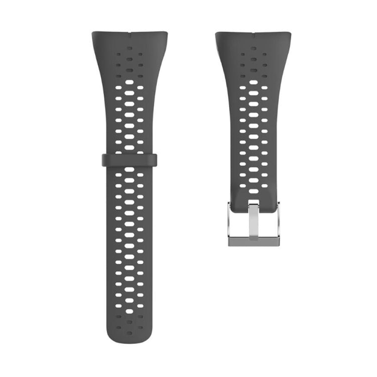 Silicone Sport Watch Band for POLAR M400 / M430(Grey) - by PMC Jewellery | Online Shopping South Africa | PMC Jewellery | Buy Now Pay Later Mobicred