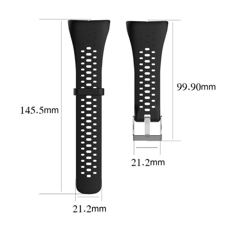 Silicone Sport Watch Band for POLAR M400 / M430(Grey) - by PMC Jewellery | Online Shopping South Africa | PMC Jewellery | Buy Now Pay Later Mobicred