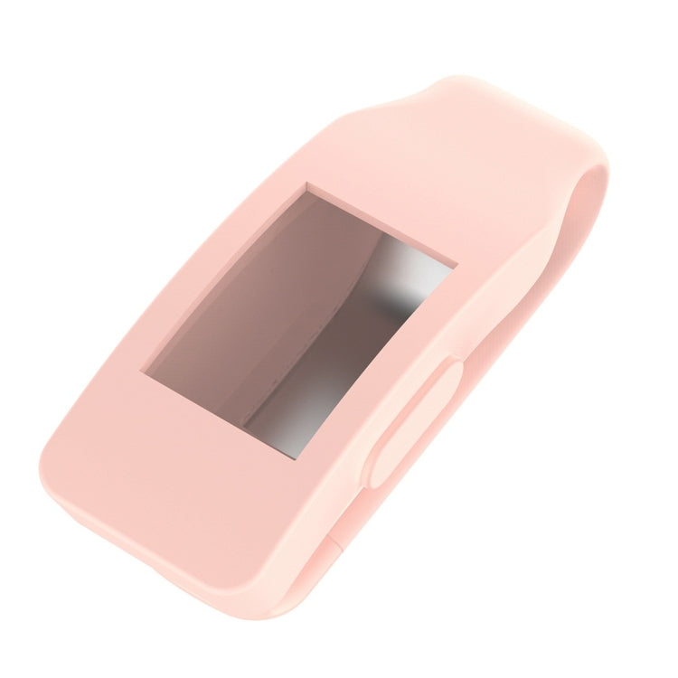 Smart Watch Silicone Clip Button Protective Case for Fitbit Inspire / Inspire HR / Ace 2(Pink) - Screen Protector by ENKAY | Online Shopping South Africa | PMC Jewellery | Buy Now Pay Later Mobicred