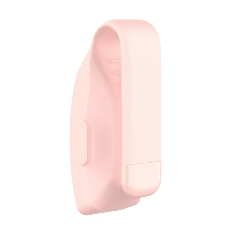Smart Watch Silicone Clip Button Protective Case for Fitbit Inspire / Inspire HR / Ace 2(Pink) - Screen Protector by ENKAY | Online Shopping South Africa | PMC Jewellery | Buy Now Pay Later Mobicred