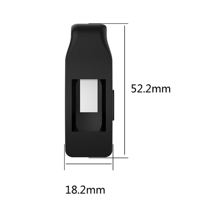Smart Watch Silicone Clip Button Protective Case for Fitbit Inspire / Inspire HR / Ace 2(Pink) - Screen Protector by ENKAY | Online Shopping South Africa | PMC Jewellery | Buy Now Pay Later Mobicred