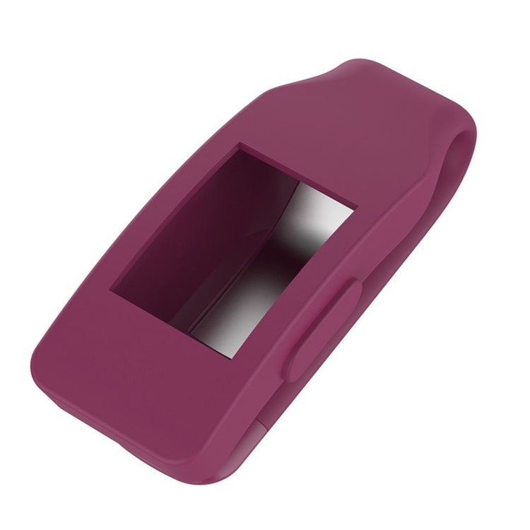 Smart Watch Silicone Clip Button Protective Case for Fitbit Inspire / Inspire HR / Ace 2(Wine Red) - Screen Protector by ENKAY | Online Shopping South Africa | PMC Jewellery | Buy Now Pay Later Mobicred