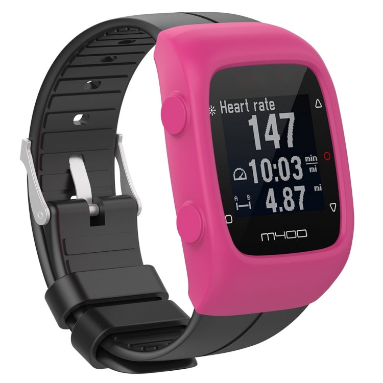 Smart Watch Silicone Protective Case for POLAR M430(Rose Red)