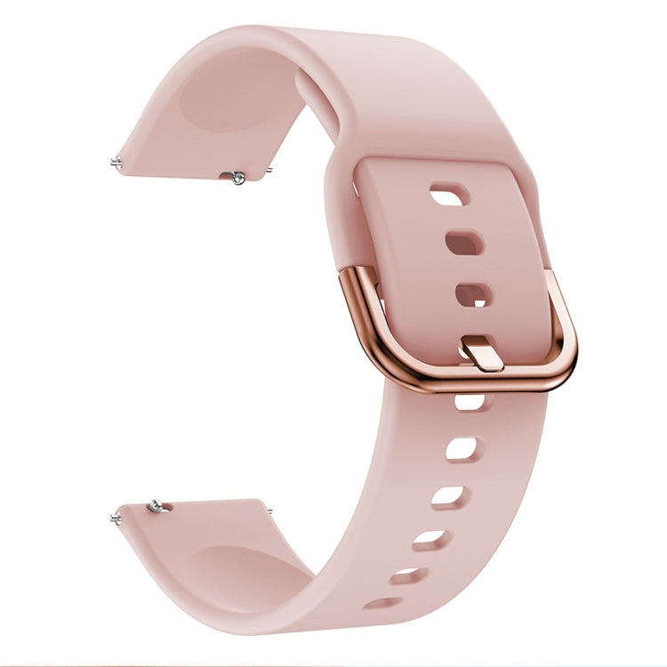 Smart Watch Electroplated Buckle Watch Band for Galaxy Watch Active(Pink) - Watch Bands by PMC Jewellery | Online Shopping South Africa | PMC Jewellery | Buy Now Pay Later Mobicred