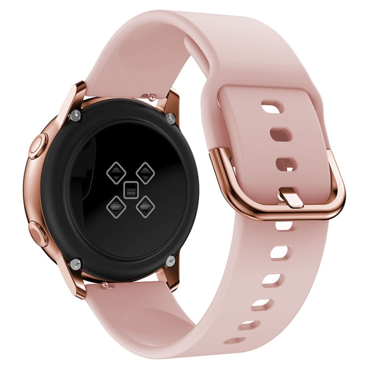 Smart Watch Electroplated Buckle Watch Band for Galaxy Watch Active(Pink) - Watch Bands by PMC Jewellery | Online Shopping South Africa | PMC Jewellery | Buy Now Pay Later Mobicred
