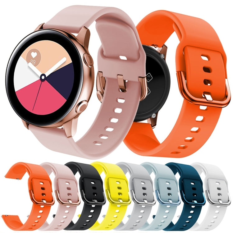 Smart Watch Electroplated Buckle Watch Band for Galaxy Watch Active(Pink) - Watch Bands by PMC Jewellery | Online Shopping South Africa | PMC Jewellery | Buy Now Pay Later Mobicred