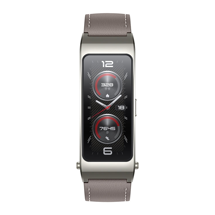 Original Huawei TalkBand B7 Smart Bracelet, 1.53 inch Screen, Support Bluetooth Call / Heart Rate / Blood Oxygen / Sleep Monitoring (Grey)