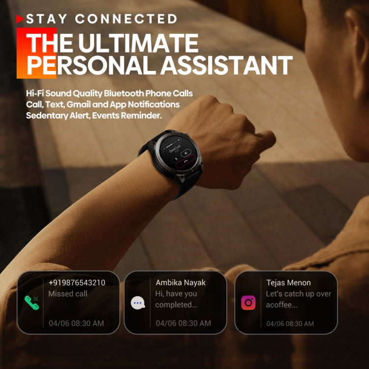 Zeblaze Stratos 3 1.43 inch AMOLED Screen IP68 Waterproof Smart Watch, Support Bluetooth Call / GPS (Orange) - free shipping - PMC Jewellery - Order now!