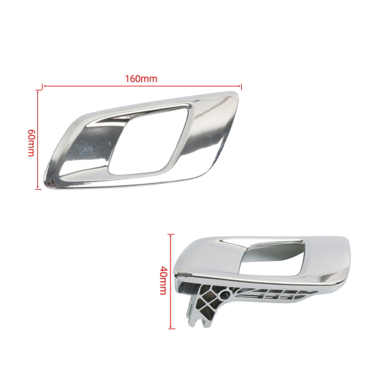 A8558 1 Pair For Ford Ranger 2012-2019 Car Door Inside Handle 68004828AA+68004829AA - Door Handles by PMC Jewellery | Online Shopping South Africa | PMC Jewellery | Buy Now Pay Later Mobicred