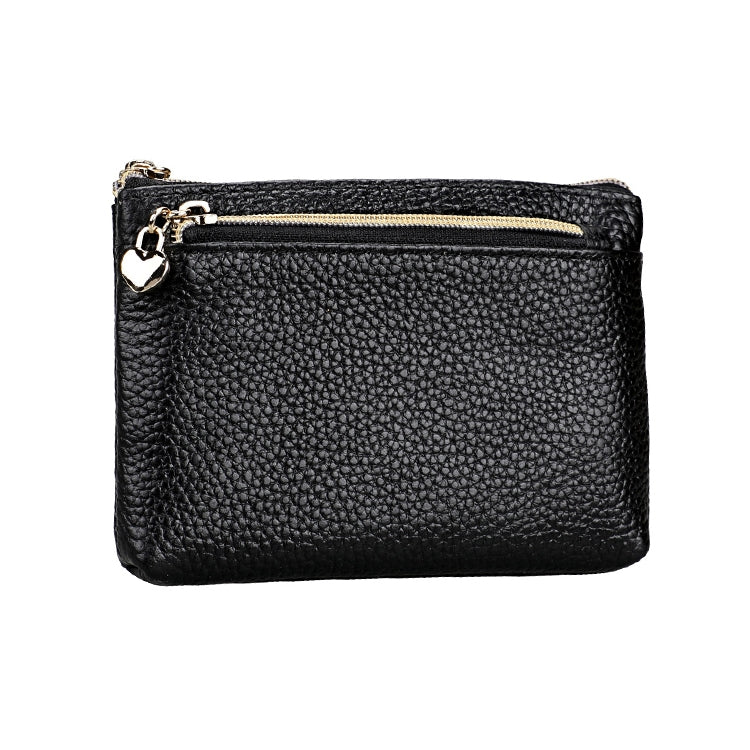 2013 Multifunctional Litchi Texture Women Large Capacity Hand Wallet with Card Slots(Black)
