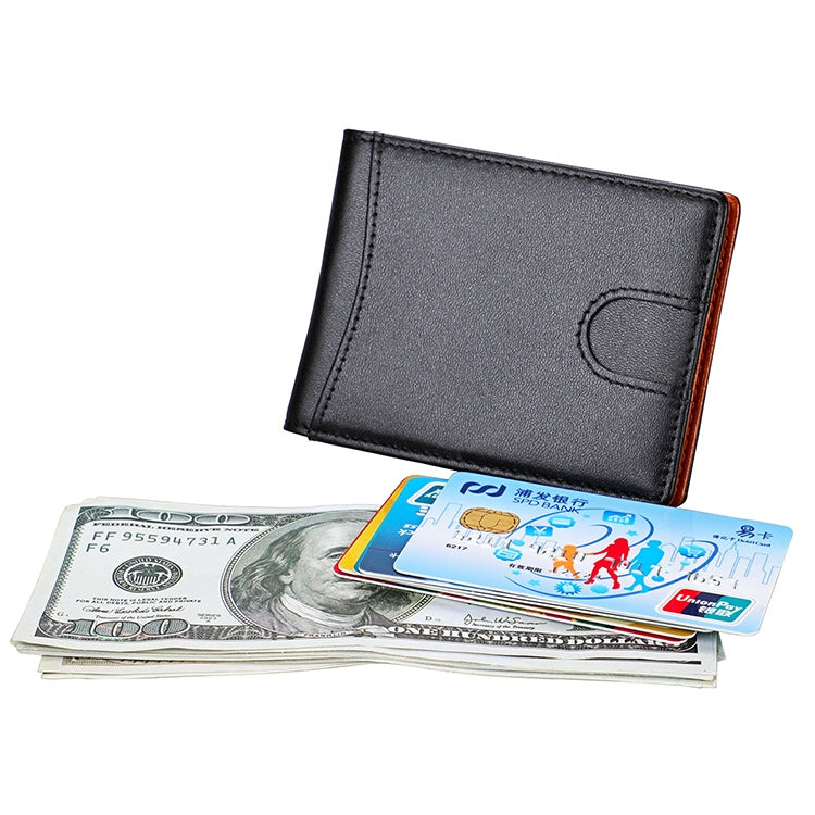 9601 Antimagnetic RFID Mini Crazy Horse Texture Leather Wallet Billfold - Antimagnetic RFID Package by PMC TechLife | Online Shopping South Africa | PMC TechLife | Buy Now Pay Later Mobicred