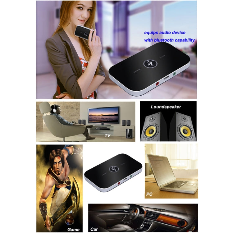 B6 Bluetooth 2 in 1 Audio Receiver / Transmitter Music Sound Adapter - Audio Receiver Transmitter by PMC TechLife | Online Shopping South Africa | PMC TechLife