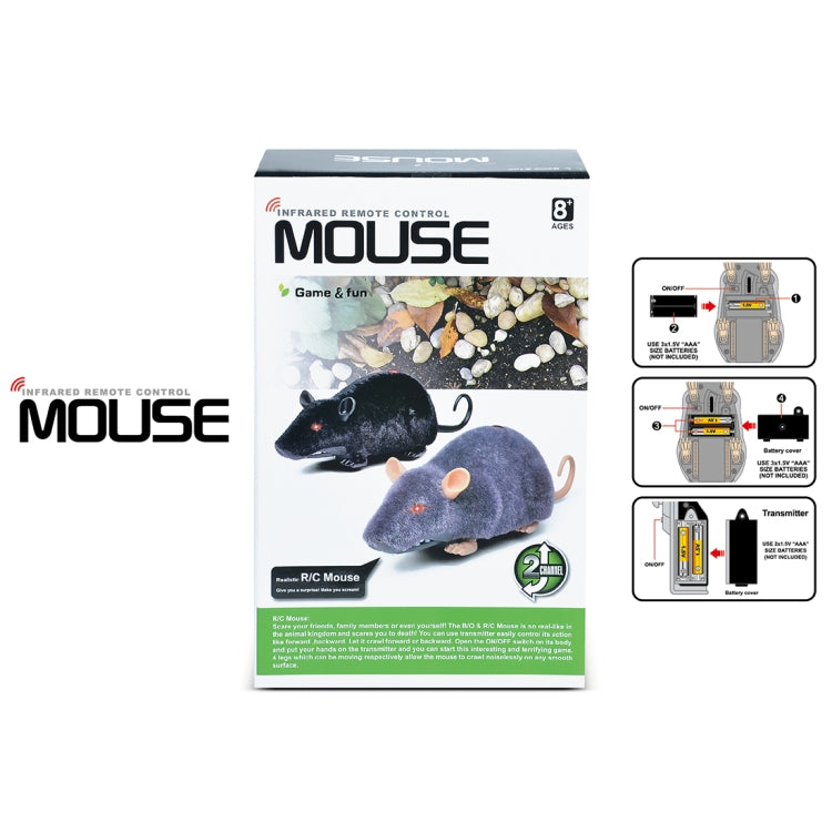 Remote Control Infrared Realistic RC Mouse Toy, Random Color Delivery - Electronic Pets by PMC TechLife | Online Shopping South Africa | PMC TechLife