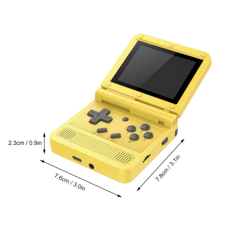 Powkiddy V90 3.0 inch IPS Screen 64-bit Retro Handheld Game Console with 16GB Memory (Yellow) - Pocket Console by PMC TechLife | Online Shopping South Africa | PMC TechLife | Buy Now Pay Later Mobicred