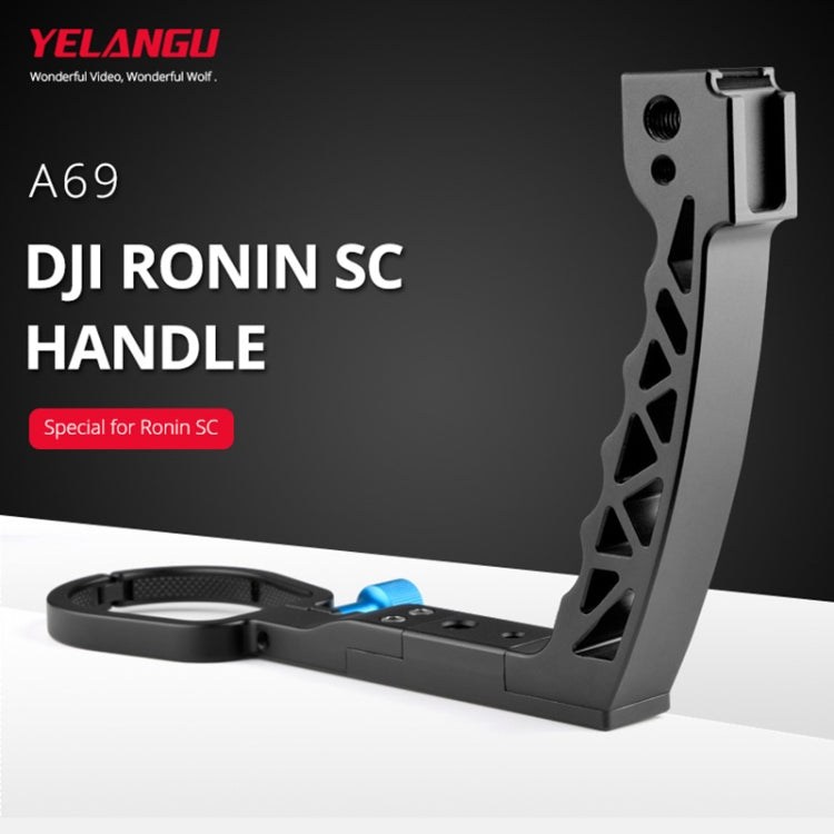 YELANGU A69 Lifting Handle Pot Handheld Stabilizer Extension Mount for DJI Ronin SC (Black) - free shipping - PMC Jewellery - Order now!