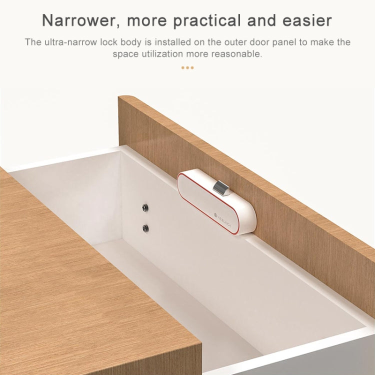 Original Xiaomi Youpin YEELOCK Smart Drawer Cabinet Lock Switch, US Plug(White) - Door Locks & Cabinet Locks by Xiaomi | Online Shopping South Africa | PMC Jewellery | Buy Now Pay Later Mobicred