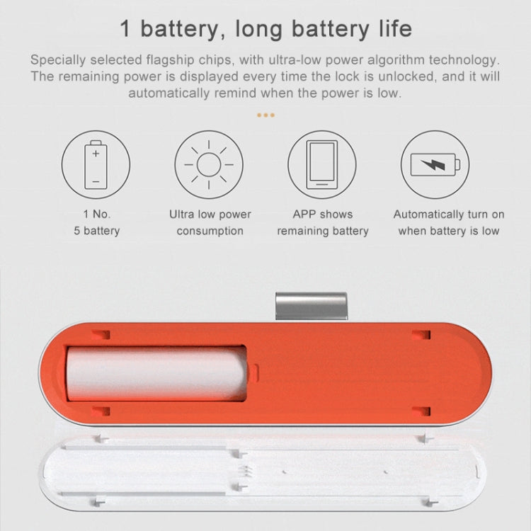 Original Xiaomi Youpin YEELOCK Smart Drawer Cabinet Lock Switch, US Plug(White) - Door Locks & Cabinet Locks by Xiaomi | Online Shopping South Africa | PMC Jewellery | Buy Now Pay Later Mobicred