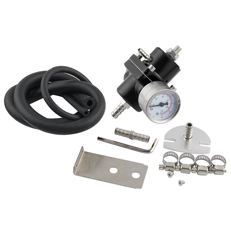0-140PSI Universal Car Fuel Pressure Regulator with Gauge Adjustable Oil Pressure Regulator - Engine Fittings by PMC TechLife | Online Shopping South Africa | PMC TechLife | Buy Now Pay Later Mobicred