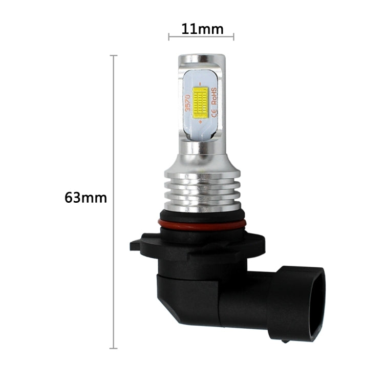 2 PCS 9006 HB4 72W 1000LM 6000-6500K Super Bright White Light Car Fog LED Bulbs, DC 12-24V (Ice Blue Light) - Fog / Driving Lights by PMC Jewellery | Online Shopping South Africa | PMC Jewellery | Buy Now Pay Later Mobicred