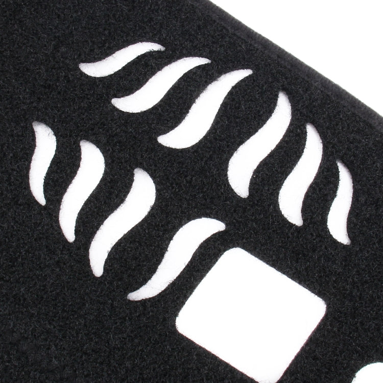 Left-hand Drive Car Light Pad Instrument Panel Sunscreen Hood Mats Cover for Land Rover Discovery 4/3 (Please Note Model and Year)(Black)