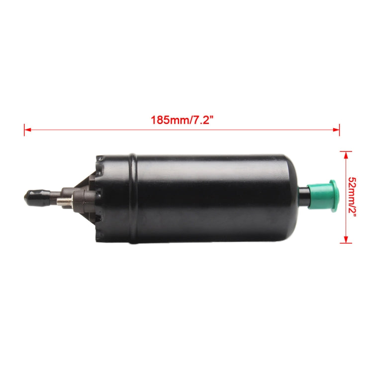 Car 140L/H High Flow In-Line Injection Fuel Pump External Electric Fuel Pump Flow 0580464038 for Mercedes-Benz / Renault / Peugeot / Opel / BMW / Citroen(Black)