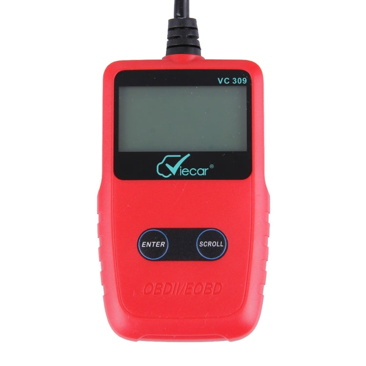 Viecar CV309 OBDII EOBD Car Diagnostic Tool Code Scanner Fault Reader(Red) - free shipping - PMC Jewellery - Order now!