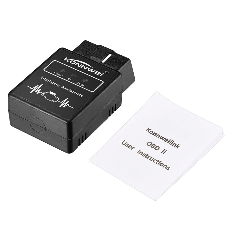 KONNWEI KW912 Android Phone Dedicated OBDII Car Auto Diagnostic Scan Tools Auto Scan Adapter Scan Tool Support 6 Protocols (Can Only Detect 12V Gasoline Car)