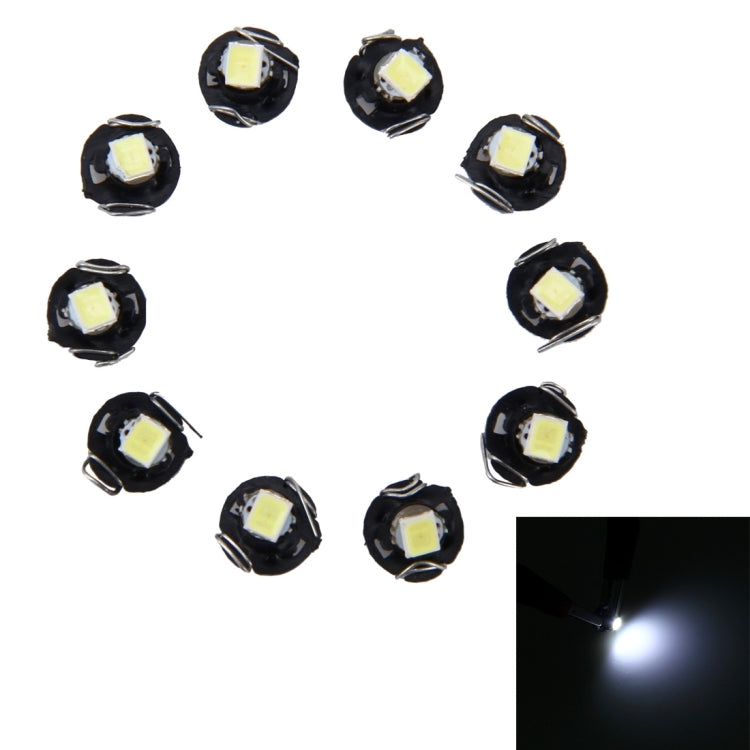 10 PCS 0.5W T3 Instrument Panel LED Light Dashboard Indicator Lamp Bulb(White Light) - free shipping - PMC Jewellery - Order now!