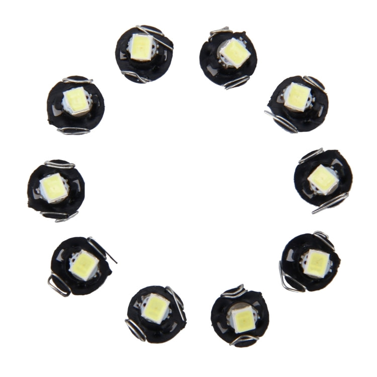 10 PCS 0.5W T3 Instrument Panel LED Light Dashboard Indicator Lamp Bulb(White Light) - free shipping - PMC Jewellery - Order now!