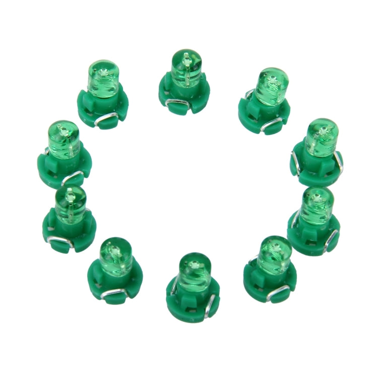 10PCS 2W T3 Wedge Instrument Panel LED Light Dashboard Gauge Cluster Indicator Lamp Bulb(Green Light) - free shipping - PMC Jewellery - Order now!