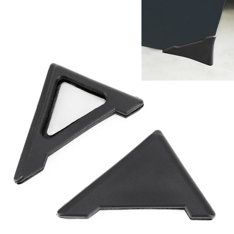 Universal Car Body Silicone Anti-collision Sticker Door corner Protector(Black)