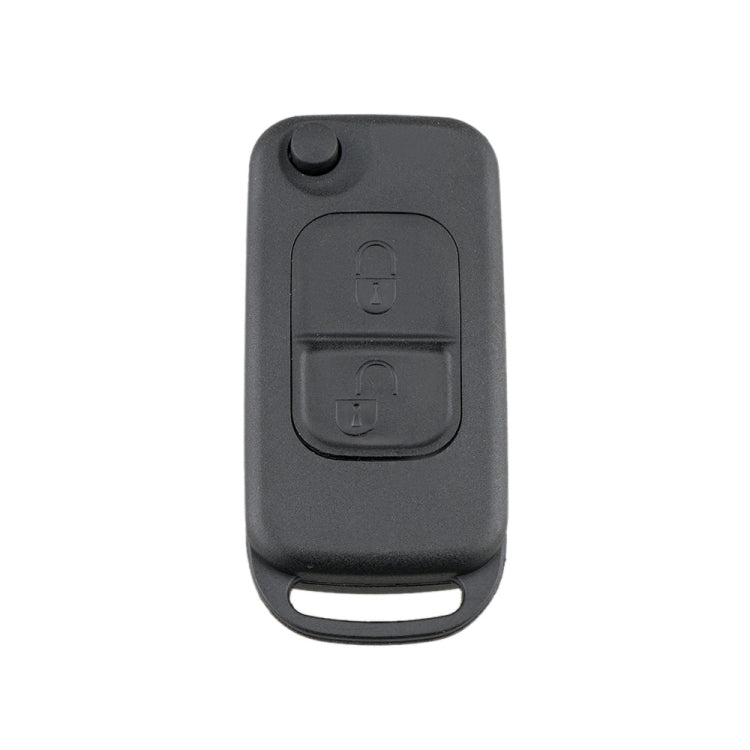 For Mercedes-Benz Car Keys Replacement 2 Buttons Car Key Case with Foldable Key Blade - Car Key Cases by PMC Jewellery | Online Shopping South Africa | PMC Jewellery | Buy Now Pay Later Mobicred