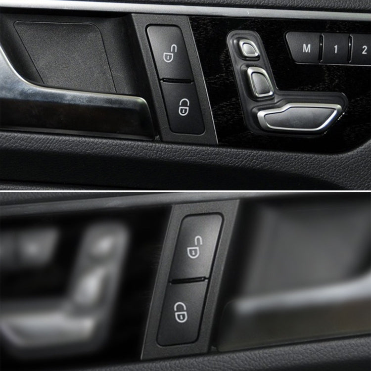 Car Right Side Door Lock Switch Buttons 2049058402 for Mercedes-Benz W204, Left Driving (Black)