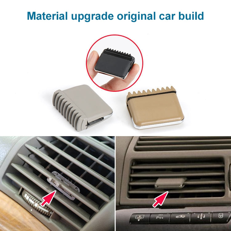 Car Middle Air Conditioning Exhaust Switch Paddle for Mercedes-Benz S Class W220 1998-2005, Left Driving (Grey)