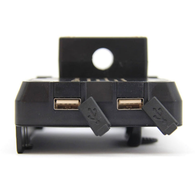 Motorcycle Mobile Phone Holder USB Charger Bracket