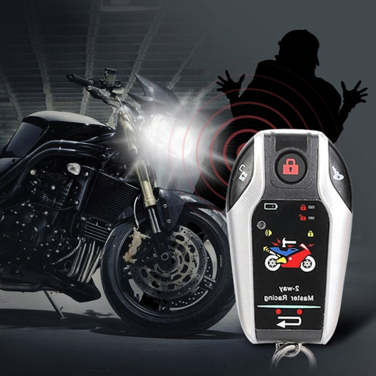 Universal Motorcycle Alarm Bidirectional Anti-theft Device with Induction Remote Control - Theft Protection by PMC TechLife | Online Shopping South Africa | PMC TechLife